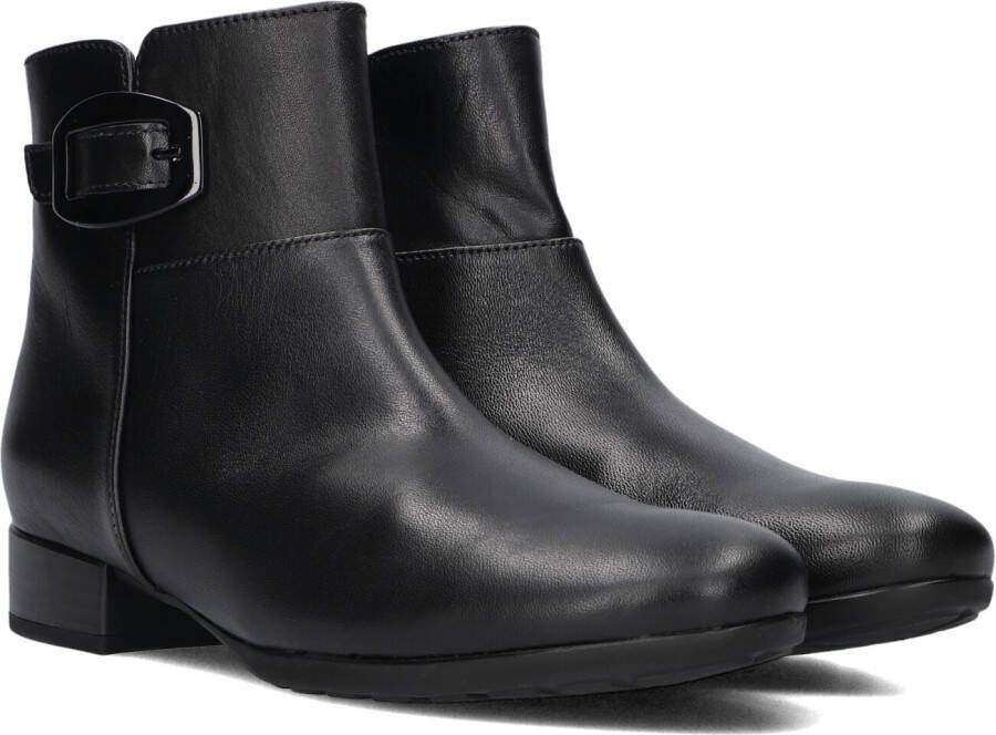 GABOR Enkellaarsjes Dames 714.1 Maat: 39 Materiaal: Leer Kleur: Zwart