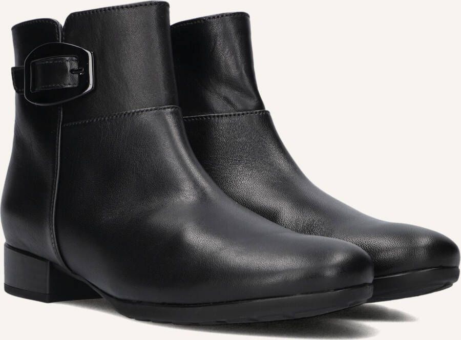 GABOR Enkellaarsjes Dames 714.1 Maat: 39 Materiaal: Leer Kleur: Zwart