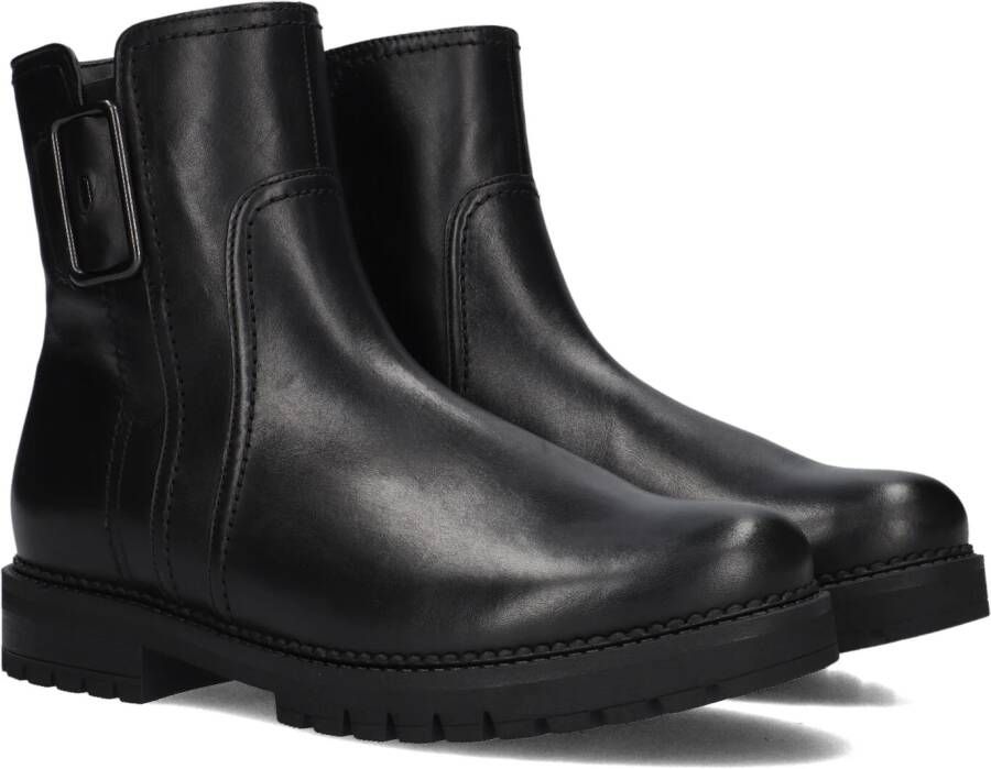 GABOR Enkellaarsjes Dames 724.2 Maat: 40 5 Materiaal: Leer Kleur: Zwart