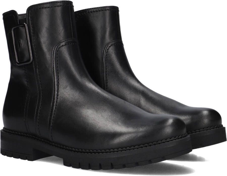 GABOR Enkellaarsjes Dames 724.2 Maat: 39 Materiaal: Leer Kleur: Zwart