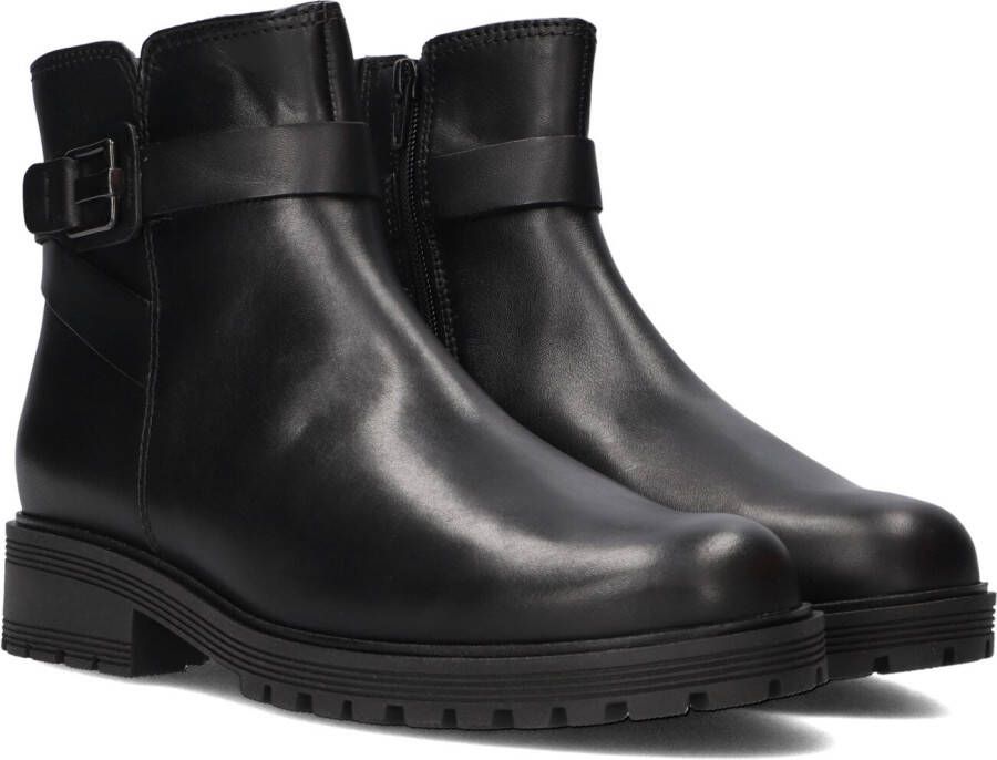 GABOR Enkellaarsjes Dames 762 Maat: 38 5 Materiaal: Leer Kleur: Zwart