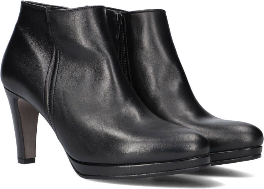 Gabor 770 Enkellaarsjes Enkelboots met rits Dames Zwart