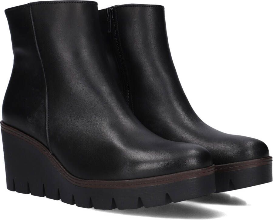 GABOR Enkellaarsjes Dames 780.1 Maat: 44 Materiaal: Leer Kleur: Zwart