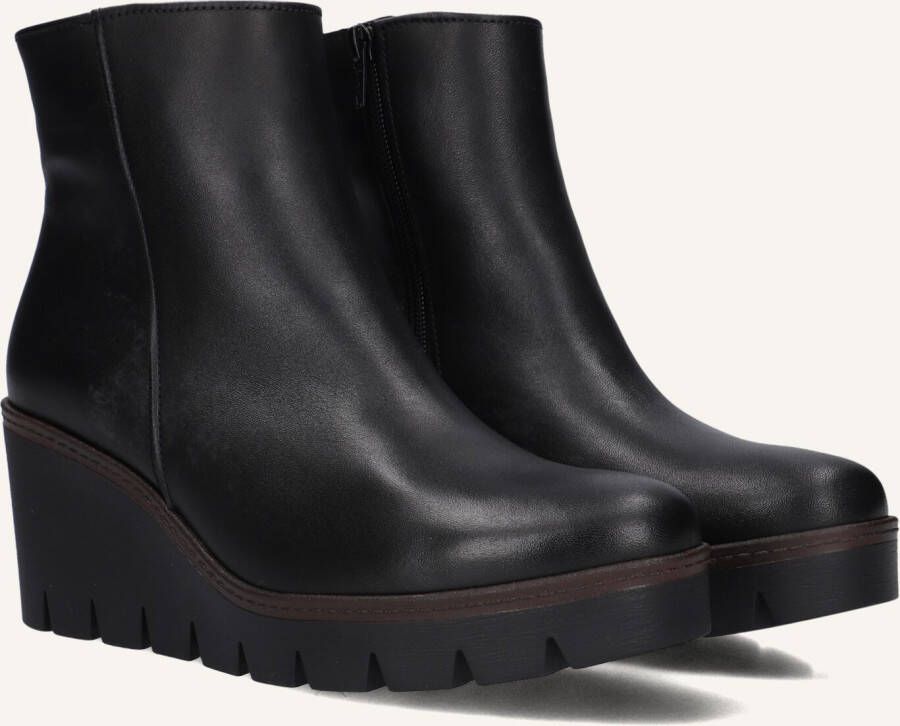 GABOR Enkellaarsjes Dames 780.1 Maat: 42 Materiaal: Leer Kleur: Zwart