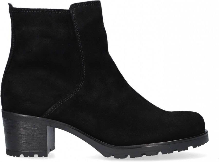 GABOR Enkellaarsjes Dames 800.1 Maat: 40 5 Materiaal: Suède Kleur: Zwart - Foto 2