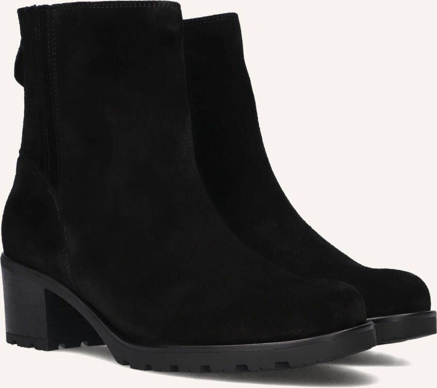 GABOR Enkellaarsjes Dames 802.3 Maat: 39 Materiaal: Suède Kleur: Zwart