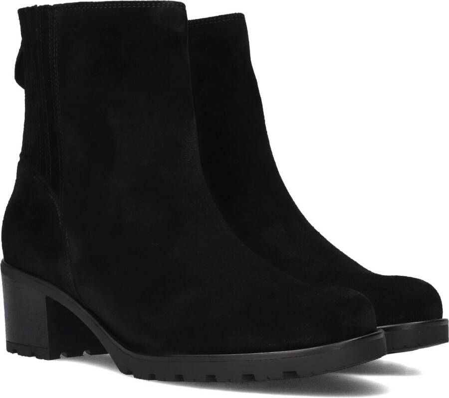 GABOR Enkellaarsjes Dames 802.3 Maat: 38 Materiaal: Suède Kleur: Zwart