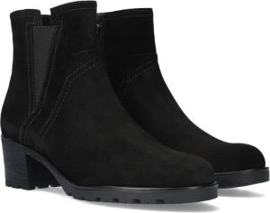 Gabor 804 Enkellaarsjes Enkelboots met rits Dames Zwart