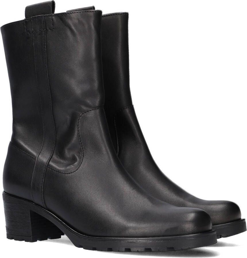 GABOR Enkellaarsjes Dames 806 Maat: 37 Materiaal: Leer Kleur: Zwart
