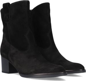 Gabor 893 Enkellaarsjes Enkelboots met rits Dames Zwart