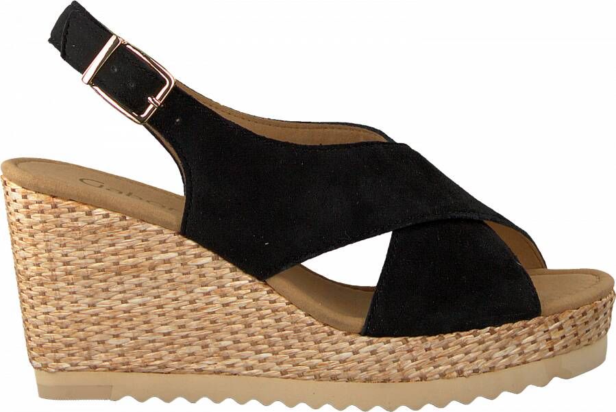 Gabor Zwarte Espadrilles 791.1