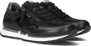 Gabor 363 Lage sneakers Leren Sneaker Dames Zwart