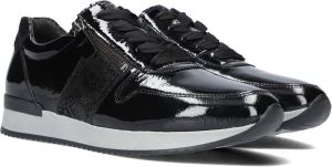 Gabor 420 Lage sneakers Leren Sneaker Dames Zwart
