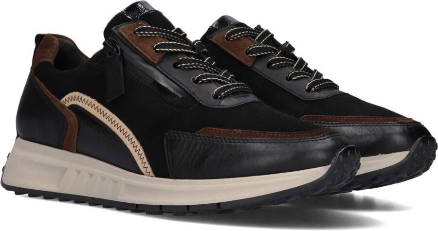 Gabor Zwarte Lage Sneakers 428.1 Black Dames