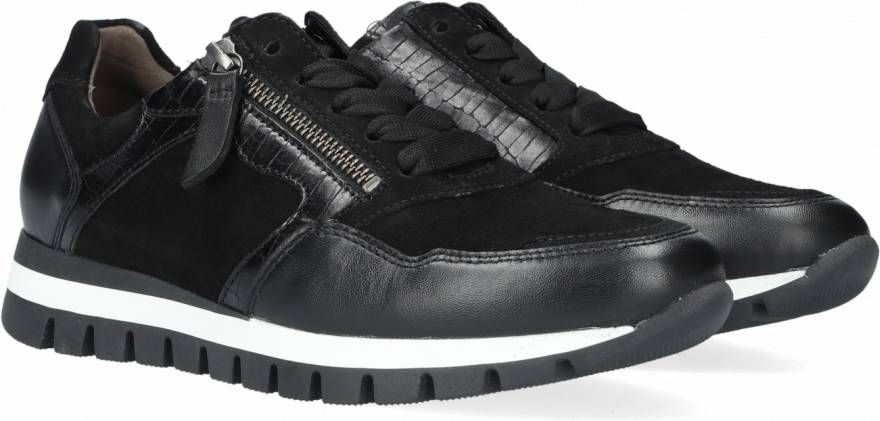 Gabor 76.438.67 Schwarz H Wijdte Veterschoenen - Foto 1