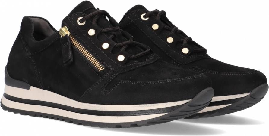 Gabor 76.527.47 Dames Sneakers Zwart - Schoenen.nl