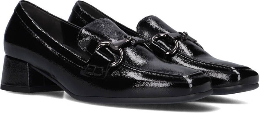 Gabor Zwarte Loafers met Metalen Element Black Dames