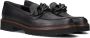 GABOR Loafers Dames 240.3 Maat: 40 5 Materiaal: Leer Kleur: Zwart - Thumbnail 1