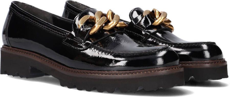GABOR Loafers Dames 200.2 Maat: 41 Materiaal: Lakleer Kleur: Zwart