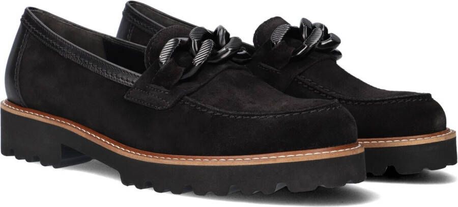 GABOR Loafers Dames 240.3 Maat: 38 Materiaal: Suède Kleur: Zwart