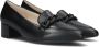 Chain Detail 441 Loafers Instappers Dames Zwart - Thumbnail 1