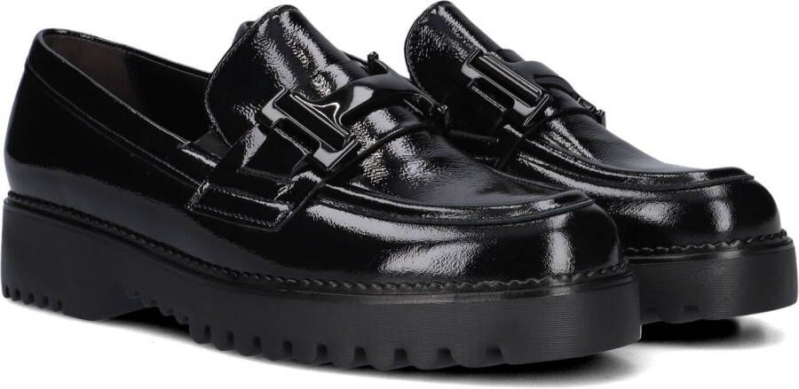 GABOR Loafers Dames 452 Maat: 37 5 Materiaal: Leer Kleur: Zwart