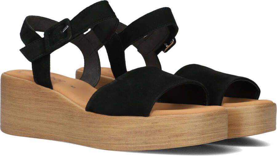 GABOR Dames 531 Maat: 40 Materiaal: Suède Kleur: Zwart