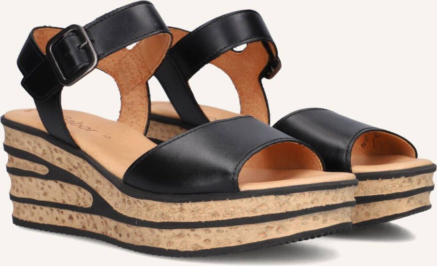 GABOR Dames 651 Maat: 37 5 Materiaal: Leer Kleur: Zwart