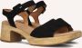 GABOR Zwarte Sandalen 721.1.0 - Thumbnail 1