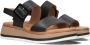 Gabor Comfortabele leren sandalen met klittenbandsluiting Black Dames - Thumbnail 1