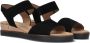 Gabor Zwarte Leren Sandalen Stijlvol Comfortabel Black Dames - Thumbnail 1