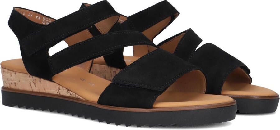 GABOR Dames 750.2 Maat: 43 Materiaal: Suède Kleur: Zwart