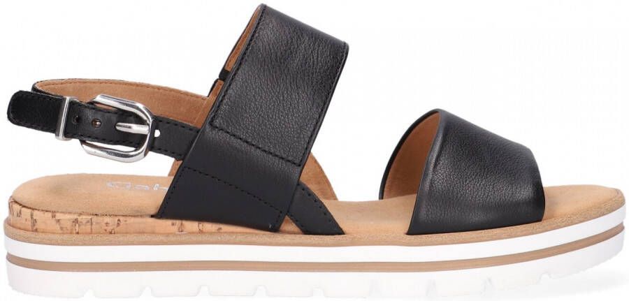 GABOR Dames 774.1 Maat: 38 5 Materiaal: Leer Kleur: Zwart