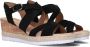 Gabor Zwarte Cross Strap Sleehak Sandalen Black Dames - Thumbnail 1