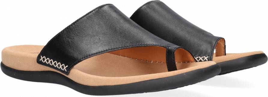 Gabor Teenslippers met contrastkleurig borduursel Schoenen