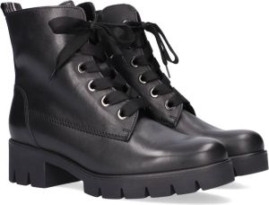 Gabor 711 Veterboots Laarzen Met Veters Dames Zwart