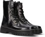 GABOR Veterboots Dames 765.1 Maat: 35 5 Materiaal: Leer Kleur: Zwart - Thumbnail 1