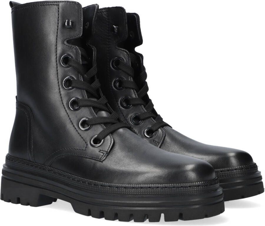 GABOR Veterboots Dames 721.1 Maat: 37 5 Materiaal: Leer Kleur: Zwart