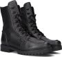 Gabor 723.1 Veterboots Laarzen Met Veters Dames Zwart - Thumbnail 1