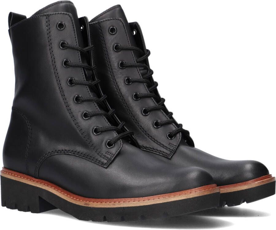 Gabor 736 01 Veterboots Laarzen Met Veters Dames Zwart