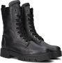 Gabor 745.4 Veterboots Laarzen Met Veters Dames Zwart - Thumbnail 1