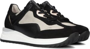 Gabor 595 Lage sneakers Leren Sneaker Dames Zwart