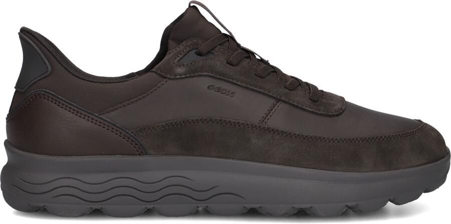 GEOX U Spherica Plus A herensneaker slip-on schoenen U56MPA 08522 bruin