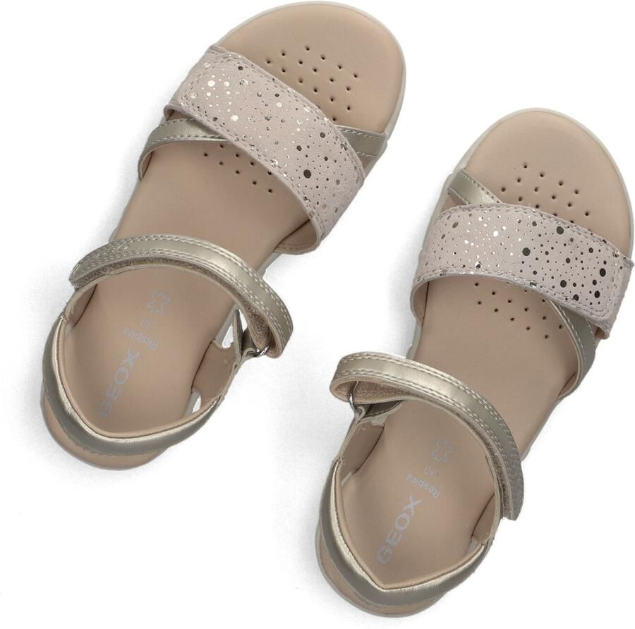 GEOX SANDAL HAITI MEISJES Sandalen LICHT GOUD - Foto 2