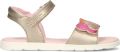 GEOX Meisjes Platte sandalen J65p1d Goudkleurig Leatherlook - Goud