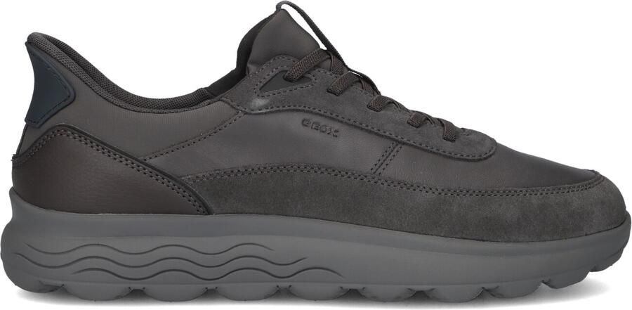 GEOX U Spherica Plus A herensneaker slip-on schoenen U56MPA 08522 grijs