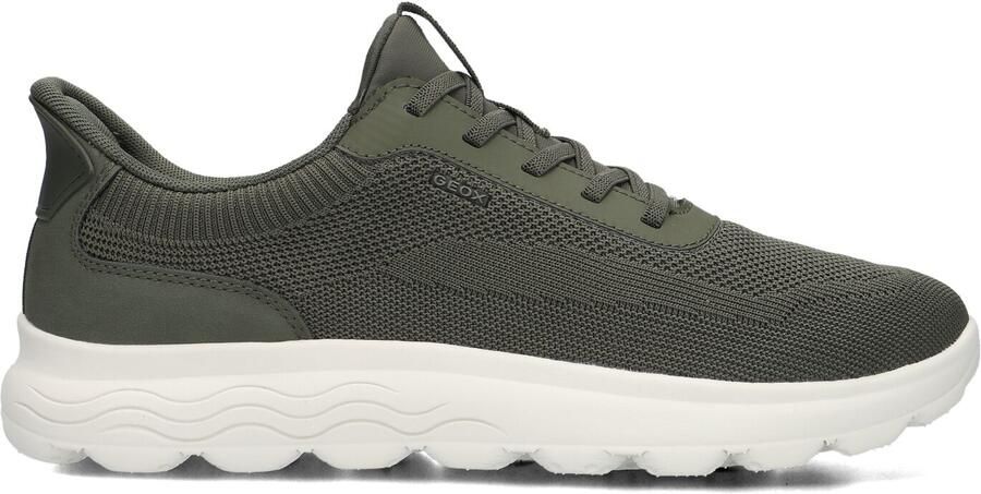 GEOX Heren Lage sneakers Chunky zool U Spherica Plus Groen Textiel