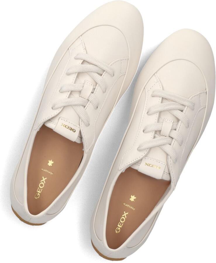 GEOX D Addisse Sneakers Dames Leren Sneaker Wit - Foto 4