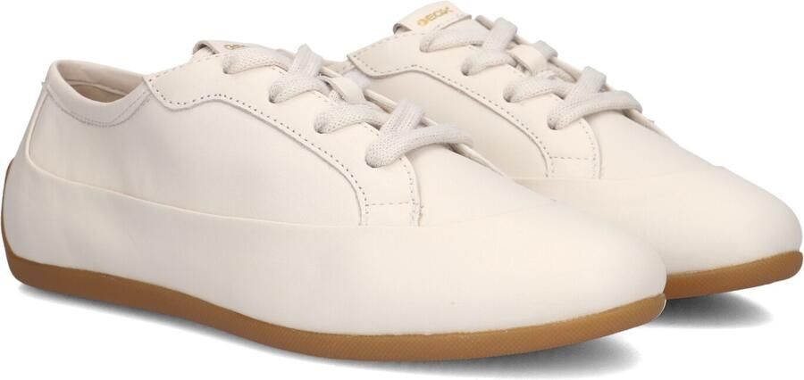 GEOX D Addisse Sneakers Dames Leren Sneaker Wit