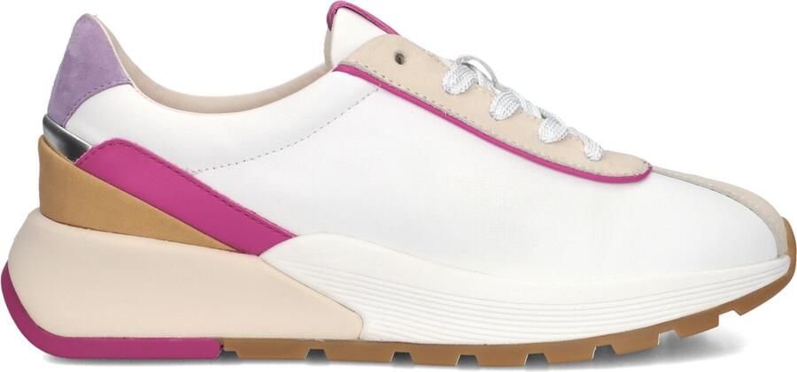 GEOX D Metropoli Sneakers Dames Leren Sneaker Wit